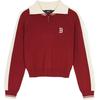 Новый вязаный свитер MLB Varsity Boston Red Sox для женщин, бордовый 3FKPV0444-43WIS