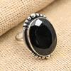 Удивительное кольцо ручной работы из стерлингового серебра 925 пробы с драгоценным камнем из черной шпинели