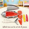 Kids Cutting Food Pretend Kitchen Toys Simulated Seafood Disassembly Crab/Tuna/Turkey Set Educational Role Play Gift Girls Toys