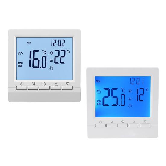 Бытовой проводной регулятор температуры котла, Интеллектуальный регулятор температуры, Настенный регулятор температуры котла