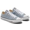 Converse All Star Color Chuck Taylor Non-slip and Abrasion Resistant Low-Top Board Shoes Unisex Gray Blue