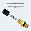 Медный вентиль для шин M8*1 со встроенным американским ниппелем для автомобиля, мотоцикла, велосипеда