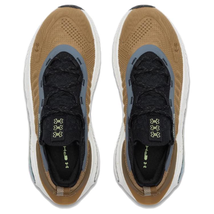 Under Armour Кроссовки мужские HOVR Phantom 4 Coyote коричневые, белые-кварцевые, морфо-зеленые 3027593-201