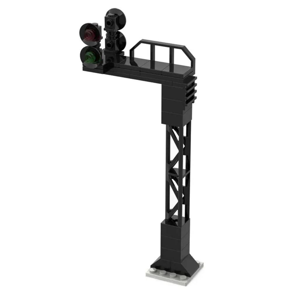 City Street Series Building Blocks Accessories Rail Transit Train Signal Light Railings Brick Toilet Flower Bed Phone Box Toy