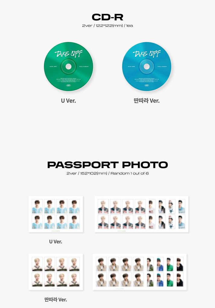 IKON 3-й ПОЛНЫЙ АЛЬБОМ «TAKE OFF» (Корейское издание)