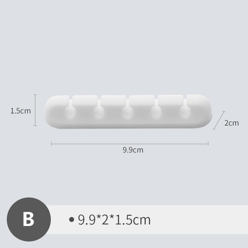 Convenient Desktop Cable Trimmer Charger Data Cable Holder Storage And Sorting Hole Free Winder Office Supplies