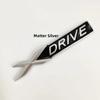 3D металлический Xdrive Sdrive Edrive эмблема на задний багажник автомобиля значок боковая наклейка на крыло аксессуары для укладки