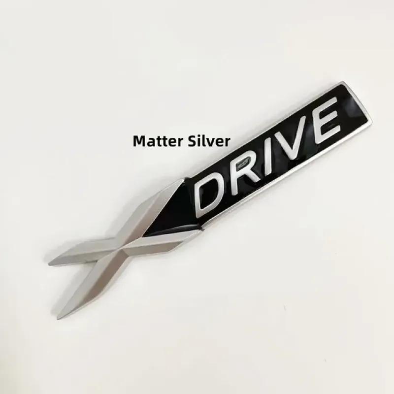 3D металлический Xdrive Sdrive Edrive эмблема на задний багажник автомобиля значок боковая наклейка на крыло аксессуары для укладки