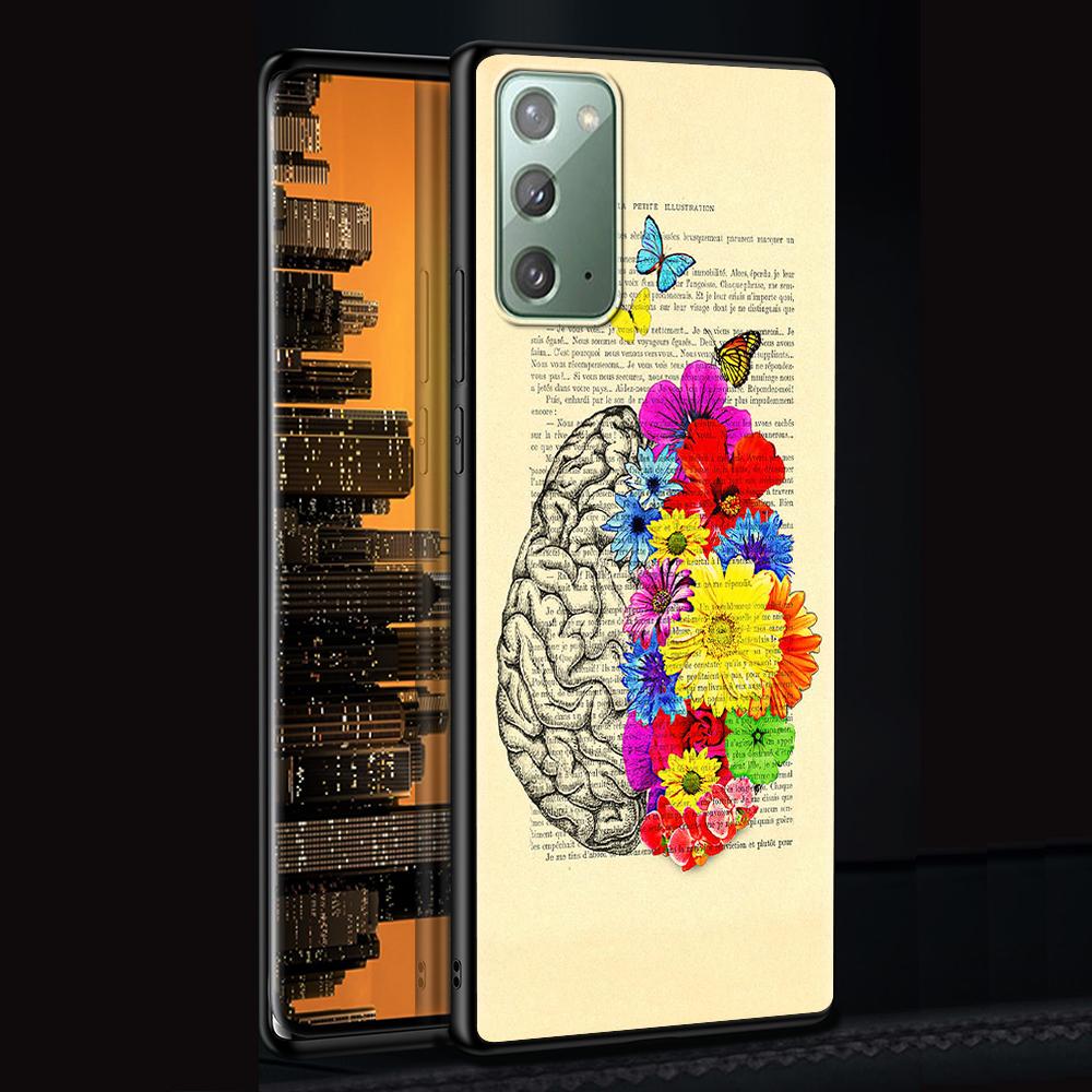 Медицинский чехол для органов мозга и почек с меридианом мозга для Samsung Galaxy Note 20 Ultra 10 9 8 M31 M30s M51 M31s M52 5G