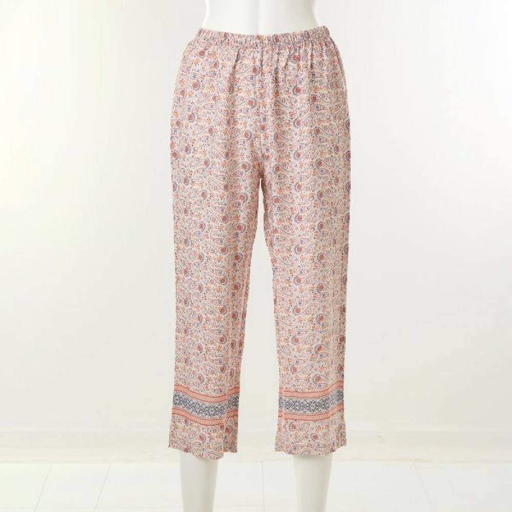Wacoal Rayon Border Paisley Print Lounge Pants Wpa380wp