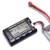 Battery Voltage Tester Checking Tool RC Meter 7 Digital Cell Battery Capacity Checker for LiPo LiFe Li-ion Nicd NiMH