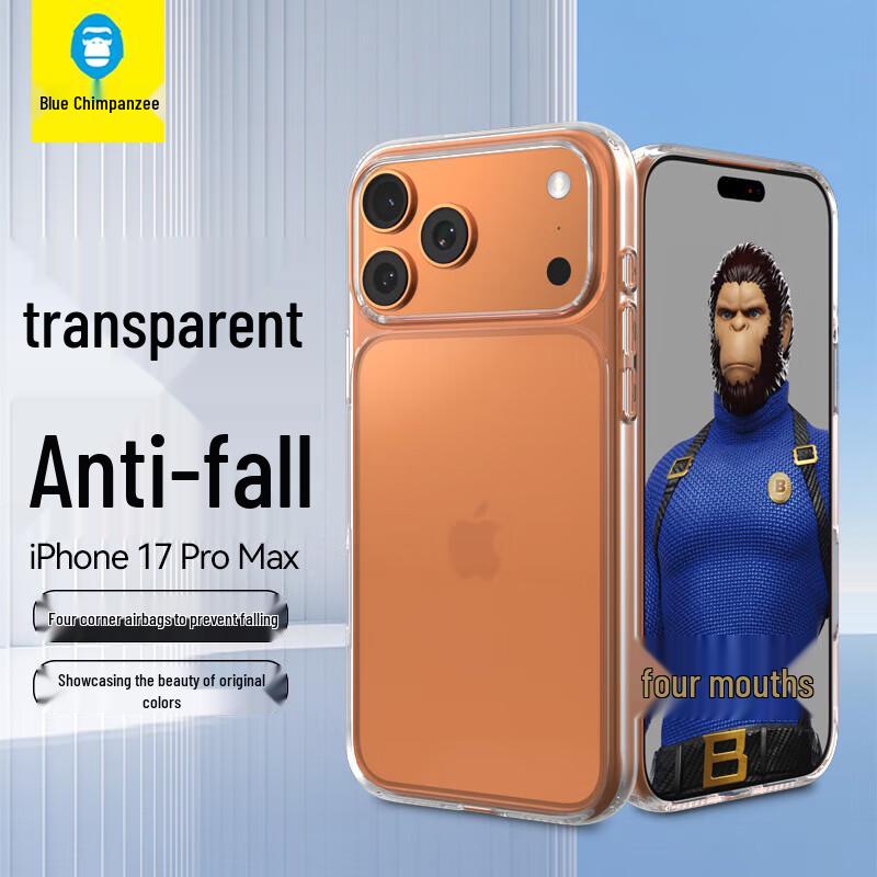 Blue Ape Mr. Transparent Shockproof Phone Case for iPhone