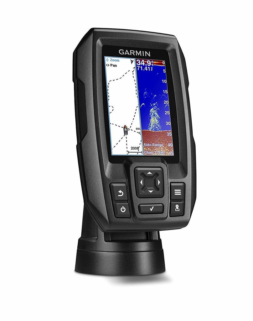 Цветной эхолот GARMIN STRIKER4 с GPS и водонепроницаемым 3,5-дюймовым встроенным высокочувствительным [Б/У]