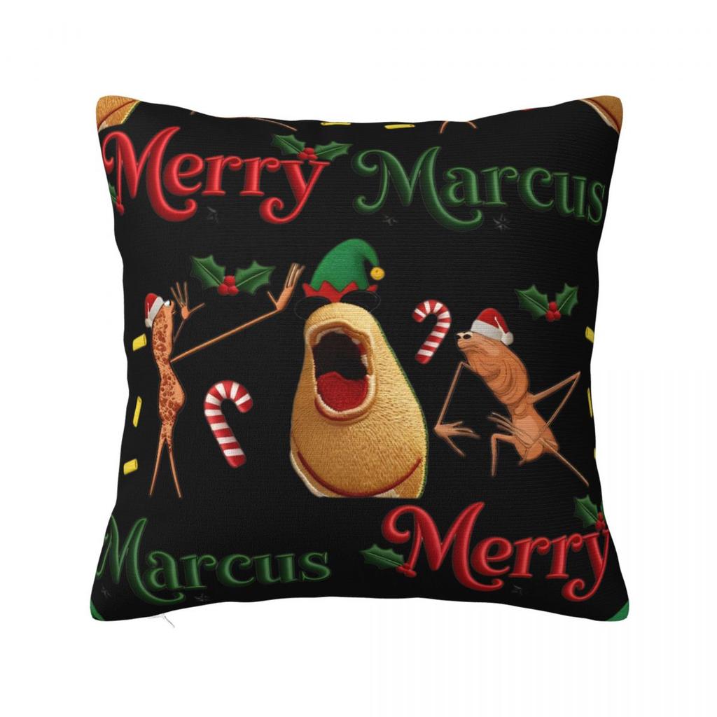 Marcus The Worm Meme Square Pillow Cases Love Robert Cushion Cover Awesome Decorative Pillowcase for Living Room x