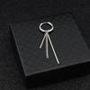 Jungkook Earings Long Stick Bts Earrings Men and Women Stainless Steel Tassle Earrings Ear Clips Style 1 One Piece