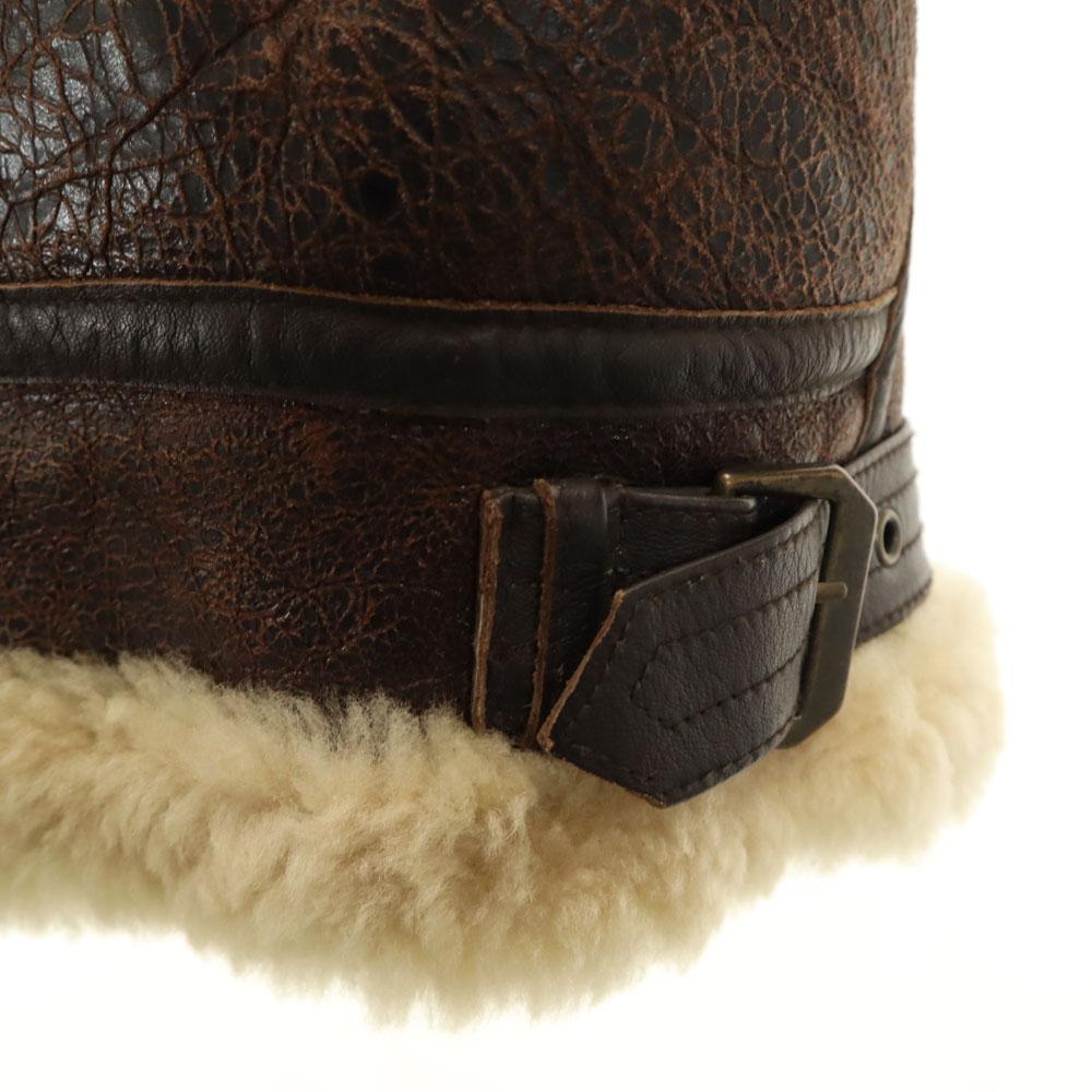 Prms B-3 Летная куртка Mouton 3L Коричневая Biggs Мужская Б/У