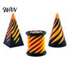 Spiral Stress Relief Toy 3Pcs 3D Printed Cone Figurine Impossible Passthrough Sculpture Vortex Thread Anxiety Reducer Illusion Mini Pyramid