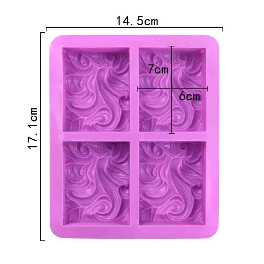 Multifunction DIY Craft Handmade Flower Shaped Cake Mould Soaps Supplies Silicone Soap Mold