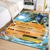 Multiple Sizes Pokémon Lucario Cards Print Carpet for Living Room Bedroom Kid's Room Home Decor Area Rug Sofa Cloakroom Play Mat