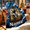 Custom Name Personalized 1860 Munchen football club Print Blanket, Home Decor, Bedroom, Sofa, Camping, Couch, Gifts for Birthday ChristmasEnthusiasts