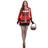 Halloween Costume, Adult, Female Uniform Cape Little Red Riding Hood Costume