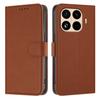 For Xiaomi 15T Pro Leather Case Solid Color Phone Cover with Wallet