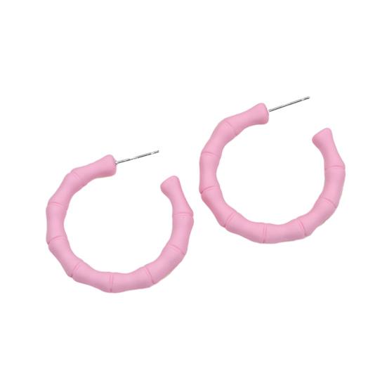 1 пара женских одинарных сережек-кольца, модные милые стильные акриловые круглые серьги ярких цветов, праздничное платье, украшения для ушей, аксессуары на день рождения