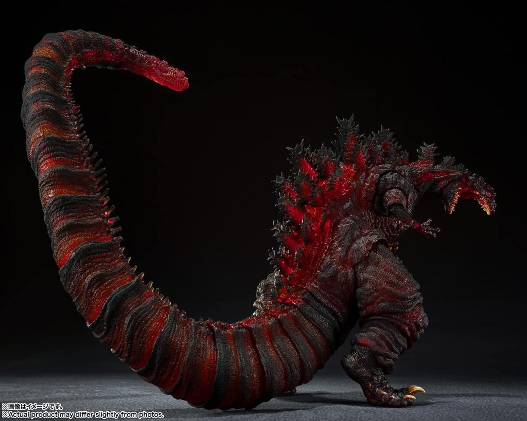 TAMASHII NATIONS Monster Arts Shin Godzilla Годзилла 4-я форма Ночная битва 180 мм ПВХ окрашенная подвижная фигурка SH. (2016) Вер. Прибл.