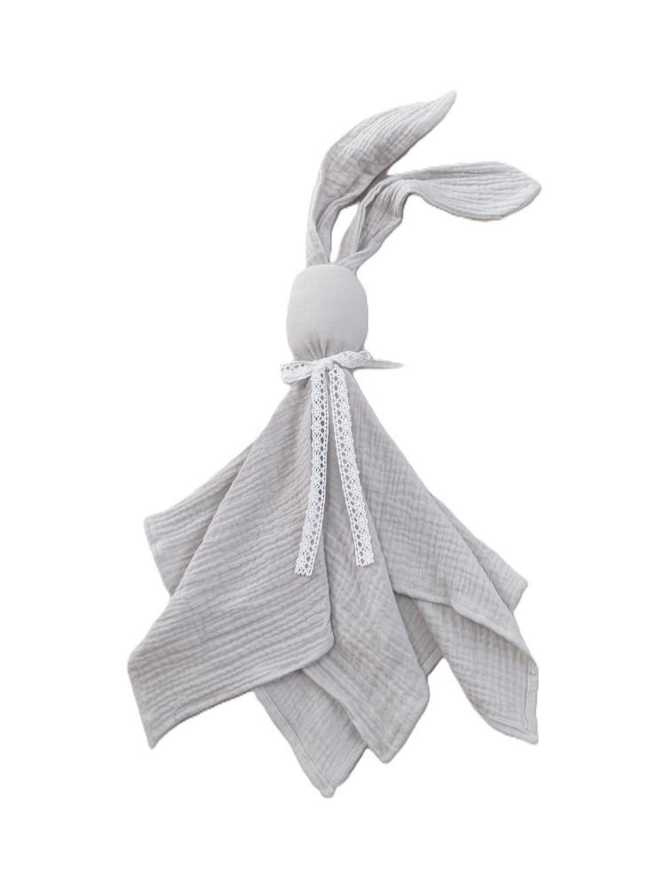 Bunny muslin cuddly toy (moon)