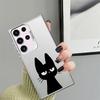 Милый Чехол-Счастливый Кот для Samsung Galaxy S25 S20 FE S22 Ultra S24 FE S25Edge S23 S21 Note 20 Ultra Чехол для Телефона
