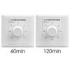 220V 10A Wide Application 60/120 Min Time Control Interruptor Timer Switch Mechanical Countdown