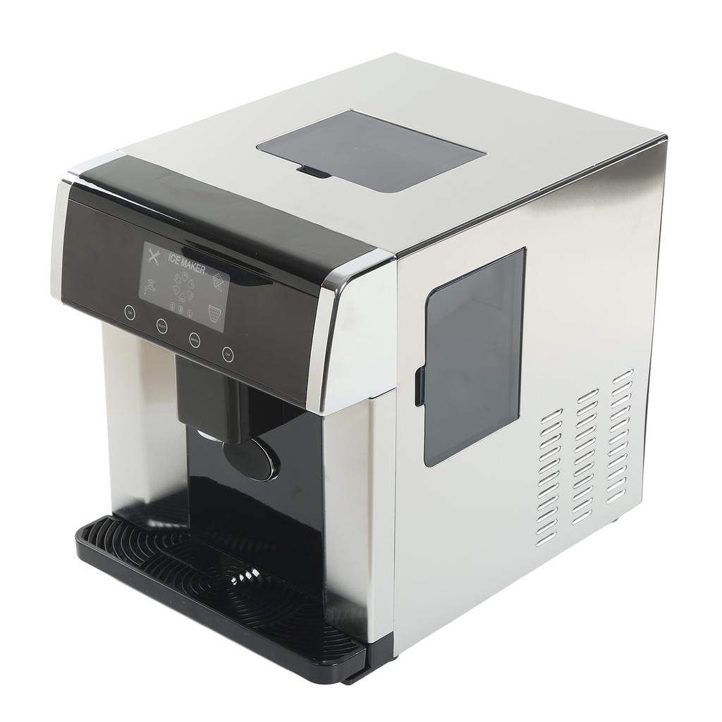 Home Ice Maker Machine 2 In 1 Ice Maker Water Dispenser LCD Touch Display Ice Maker Countertop US