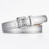 Fashionable Pu Leather Belt With Chic Rivet Buckle For Women Stylish And Versatile