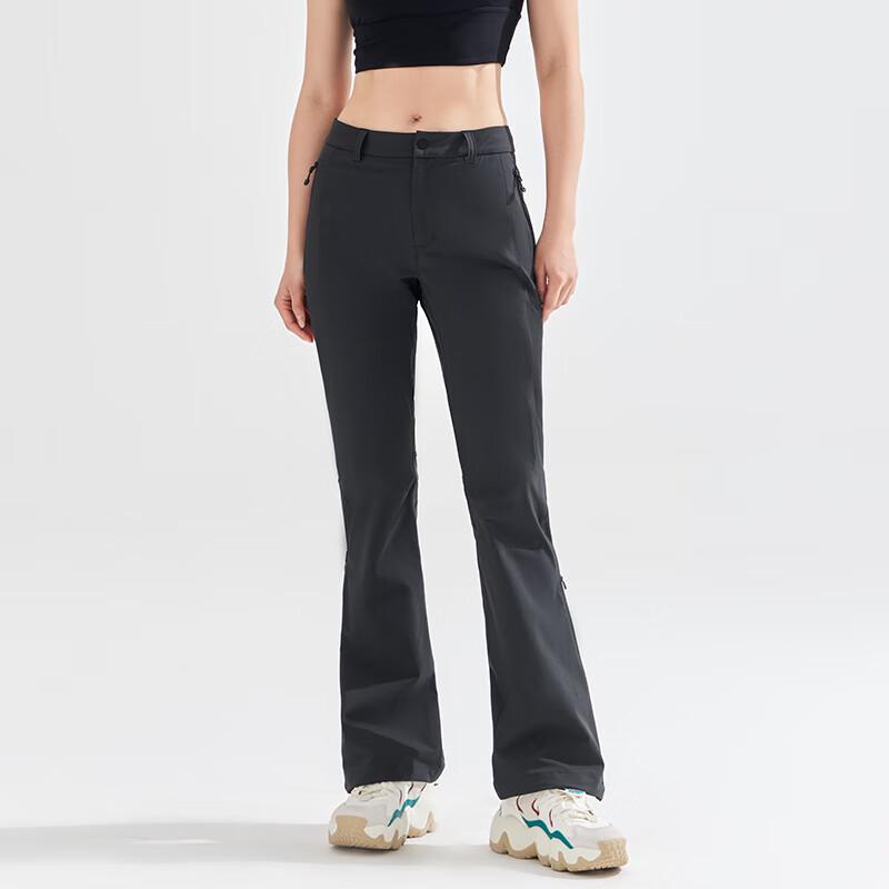 Женские брюки для хайкинга Tuo Luzhe Mulan с высокой посадкой и расклешенным низом