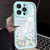 Cute Dream Oil Painting Flower Pattern Phone Cover For iPhone 16 Pro Max 15 14 13 12 Pro 11 XS XR 8 7 Plus Shockproof Lens Protection Soft TPU Case