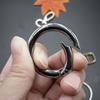 3 Pcs Metal Round Carabiner Spring Snap Clips Hook Keychain Keyring Backpack Buckle