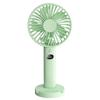 Handheld Mini Fan With Phone Holder LCD Display Desk Fan Portable Charging Fan