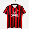 AC Milan Retro Football Jersey Men Women Short Sleeve Soccer Shirt Vintage Serie A Style Casual Hip Hop Wear