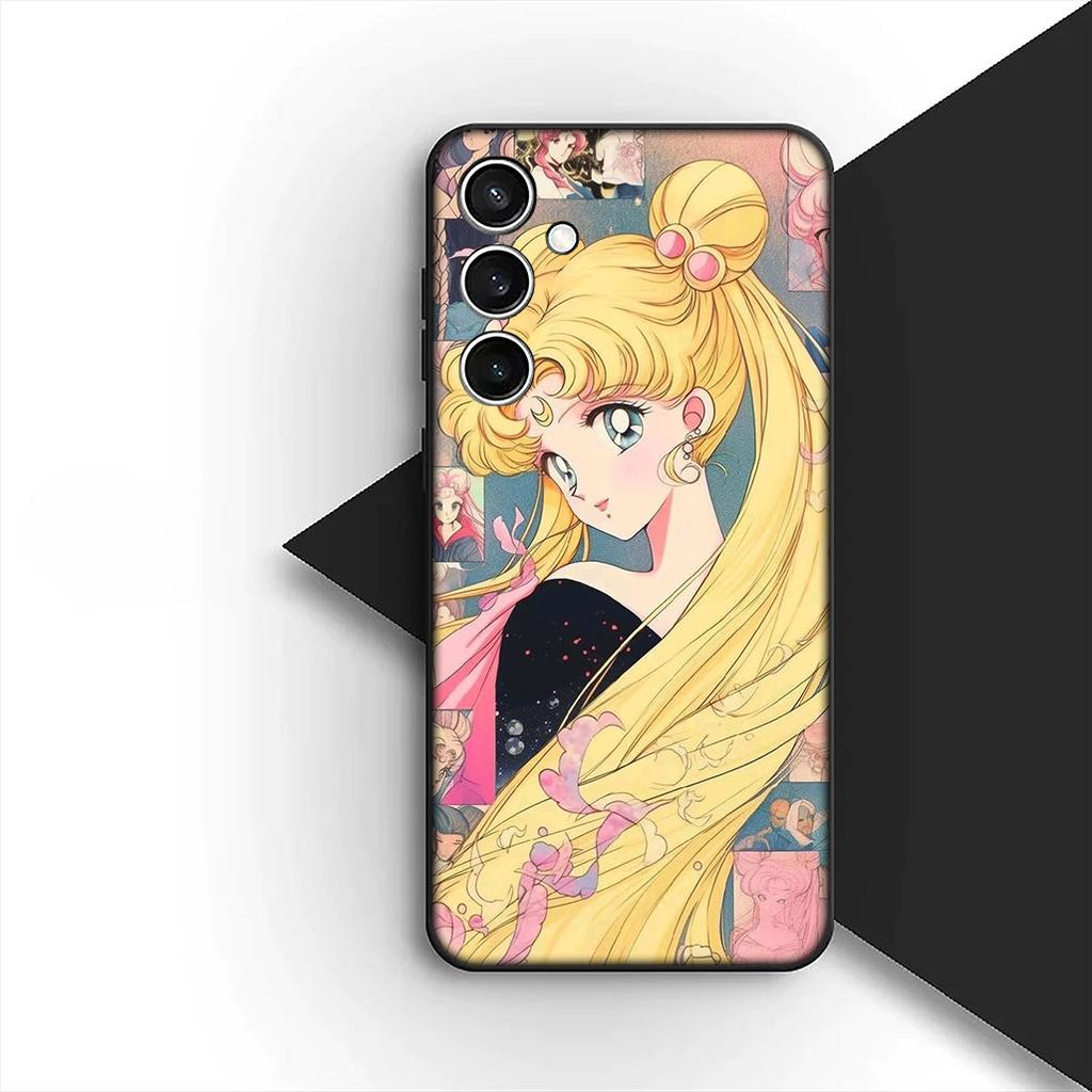 Girl S-Sailors-Cartoon Moon Cover for Samsung Galaxy A36 A55 A26 A05 A06 A14 A50 A51 A53 A54 A12 A13 A23 A35 Coque Phone Case