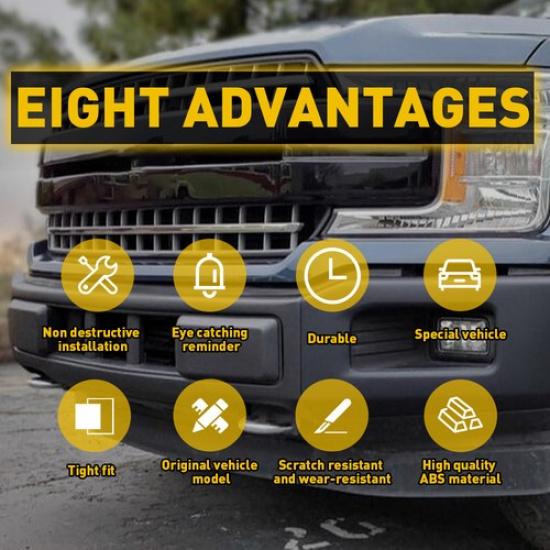 For 2018- Ford F150 Front Bumper End Cover Lower Ert Grille Trim Panel