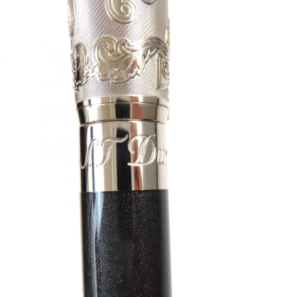 Pristine Dupont fountain pen Wild West 198/1500 Black Silver K14 mens Used