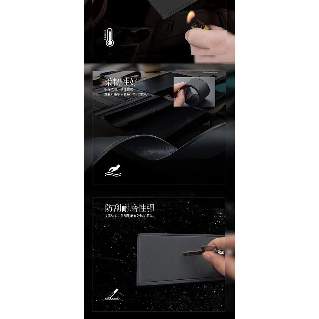 Car Door Groove Mat Cup Mat for Ford Explorer 2023 Center Console Storage Box Mats Auto Gate Slot Cup Holder Pad