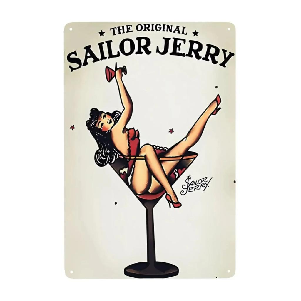 Cold Beer Rhum Vintage Metal Sign Tin Decor Plaque Decor Pub Cafe Brewery Wine Rum Wall Art Posters Metal Signs Decorative Plate