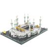 Architecture Series The Great Mosque of Mecca Model Building Blocks Classic Assembly Bricks Set Educational Toys Gifts