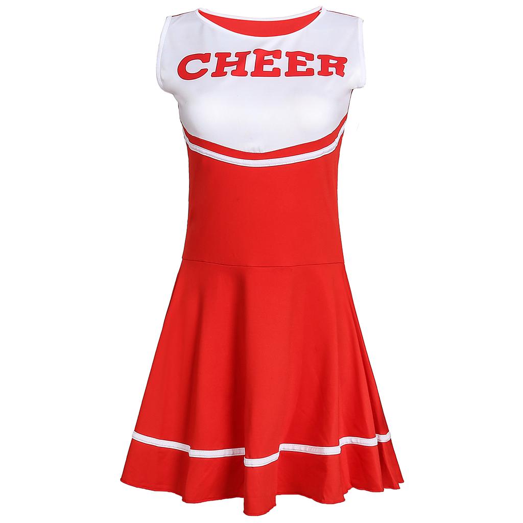 Женская форма для чирлидинга, ролевая игра, европейский и американский сексуальный детский костюм для чирлидинга для взрослых женщин