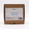 3x Bath Bomb Cloud Shaped Mango Scented Foaming 95g