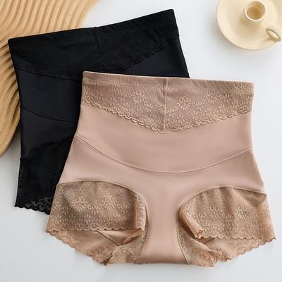 Брюки для коррекции фигуры с высокой талией, контролирующие живот, утягивающие живот, формирующие тело, незаменимые, тонкие, для скульптурирования тела и подтяжки ягодиц, нижнее белье для лета