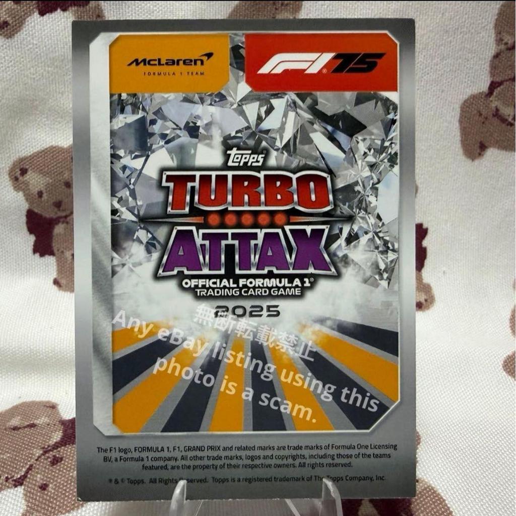 Б/у Topps F1 Turbo Attax 2025 Оскар Пиастри