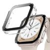 Стекло+Чехол для Apple Watch 46мм 44мм 45мм 40мм 41мм 42мм с прямым краем Защитная крышка корпуса iWatch 10 9 8 7 SE 6 5 4 чехол