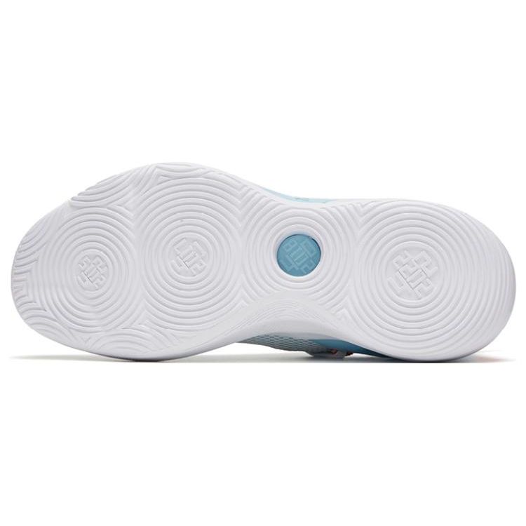 Anta KT Fly Non-Slip Wear-Resistant Low-Top Basketball Shoes Men Sneaker White Blue 112321606-1